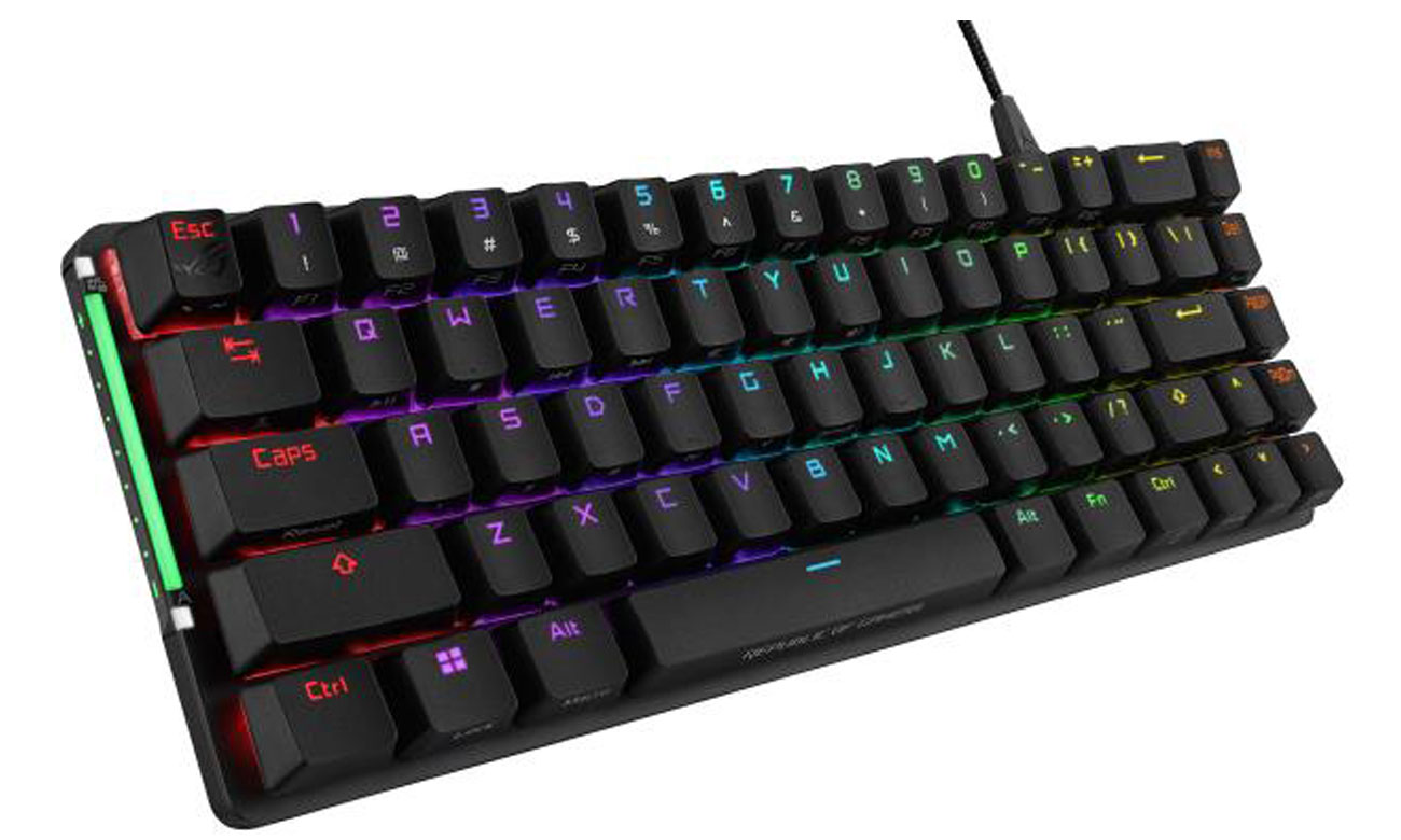 ASUS ROG Falchion Ace widok z góry pod kątem