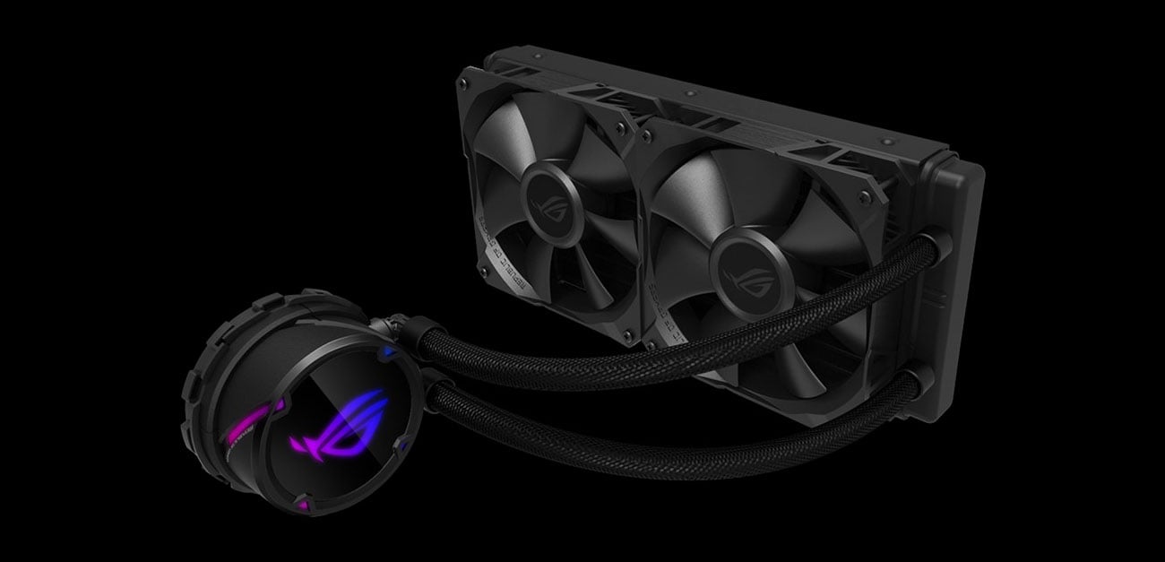 Chłodzenie procesora ASUS ROG STRIX LC 240 2x120mm 90RC0060-M0UAY0