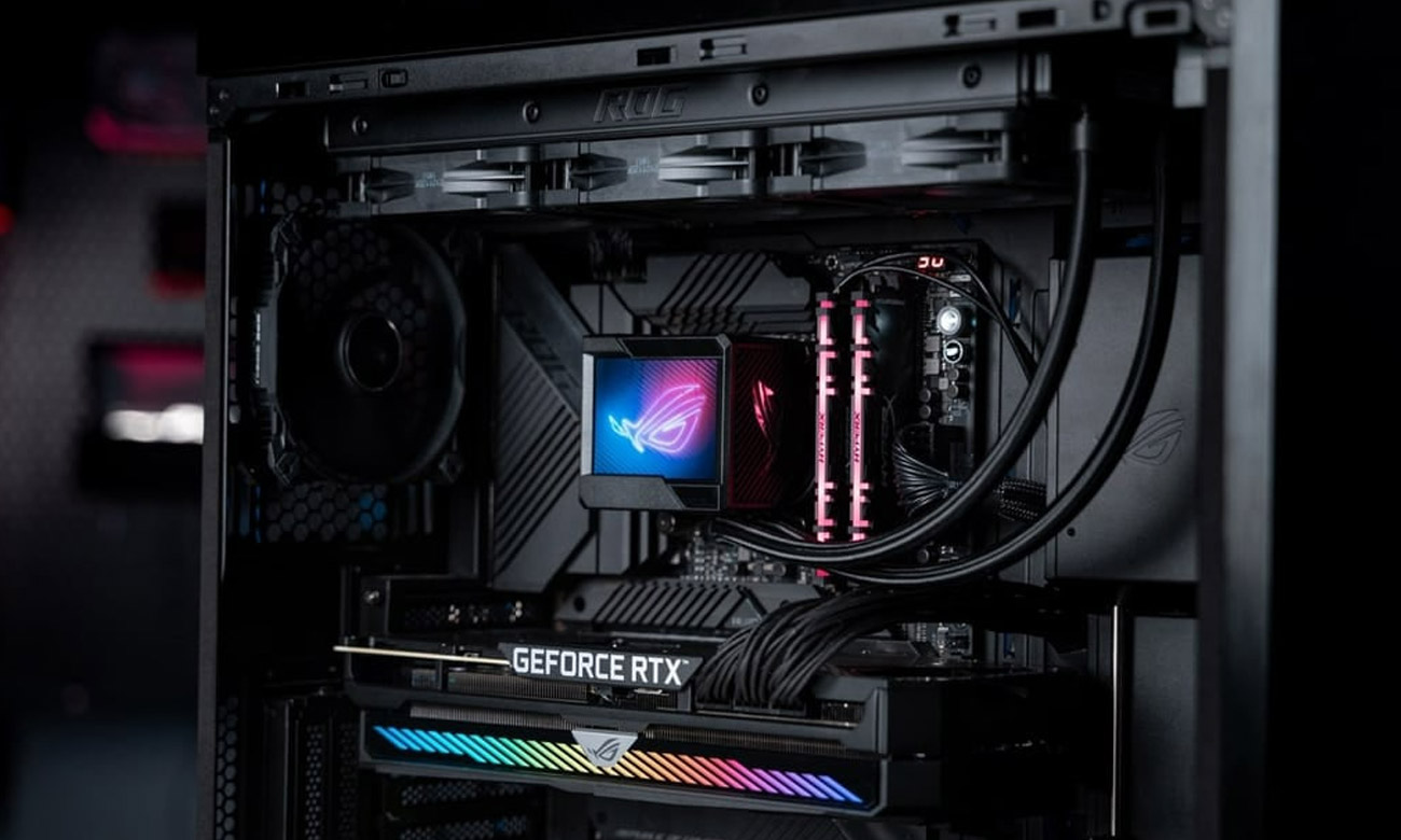 ASUS ROG RYUJIN II wygląd w obudowie