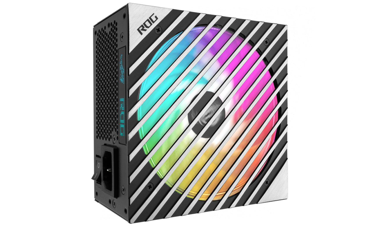 ASUS ROG Loki 750W podświetlenie wentylatora