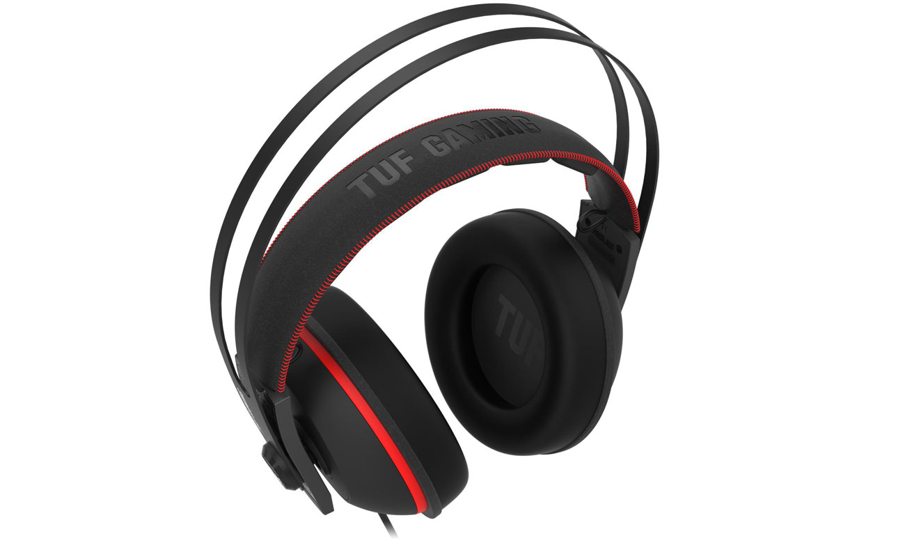 Zestaw słuchawkowy ASUS TUF Gaming H7 czerwony