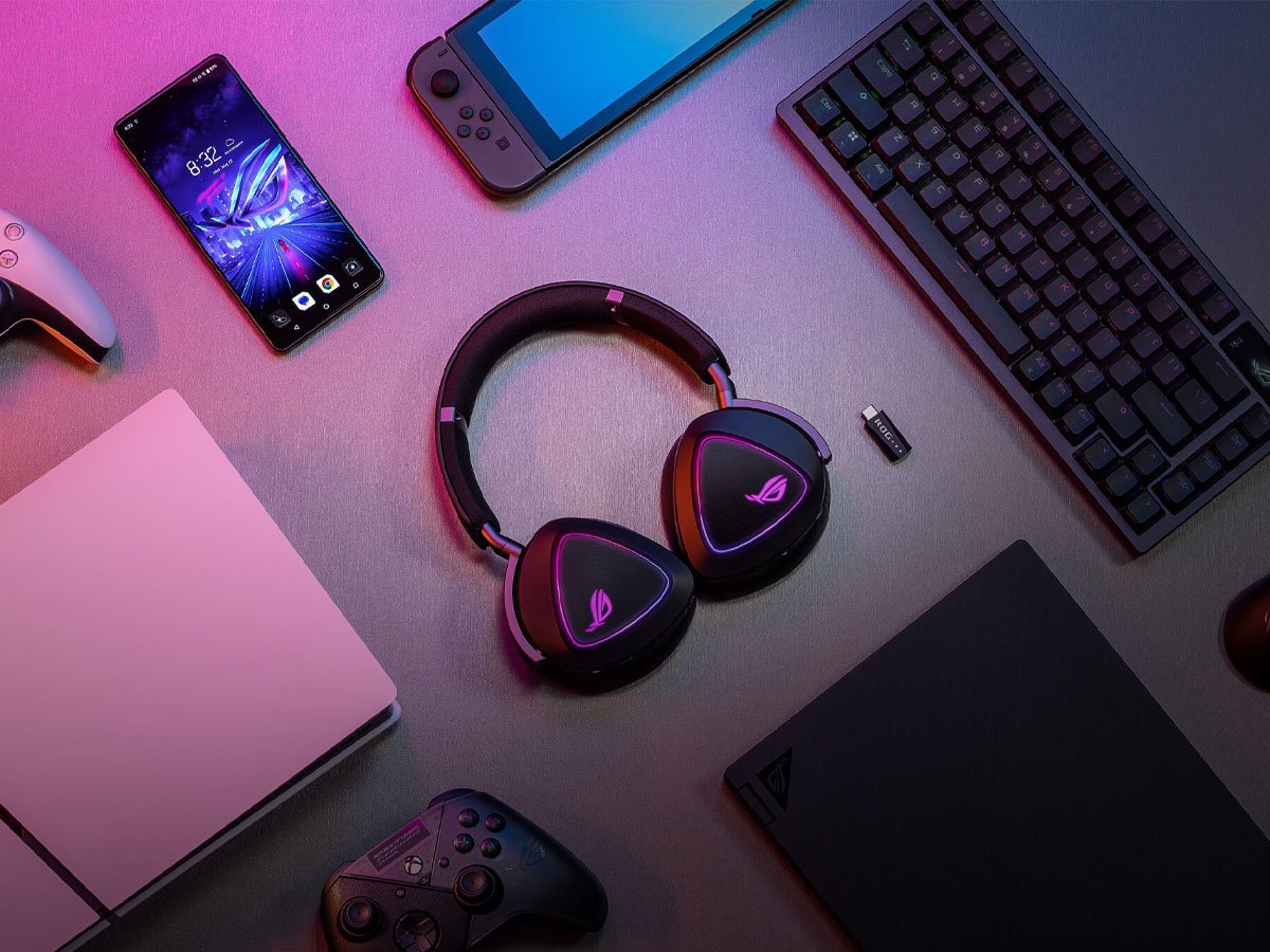 Zestaw słuchawkowy ASUS ROG DELTA II Czarny - Grafika lifestyle