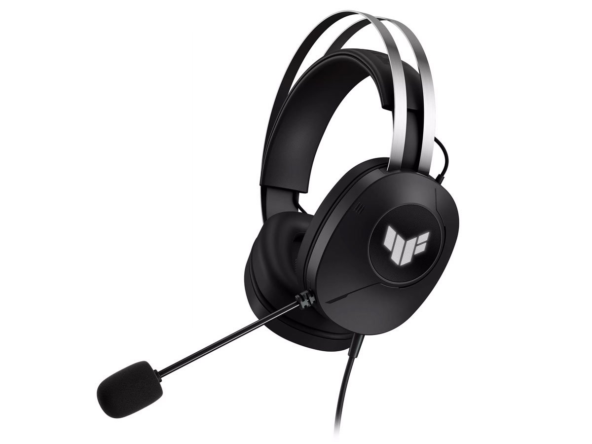 Zestaw słuchawkowy ASUS TUF Gaming H1 Gen II - Widok od przodu pod kątem