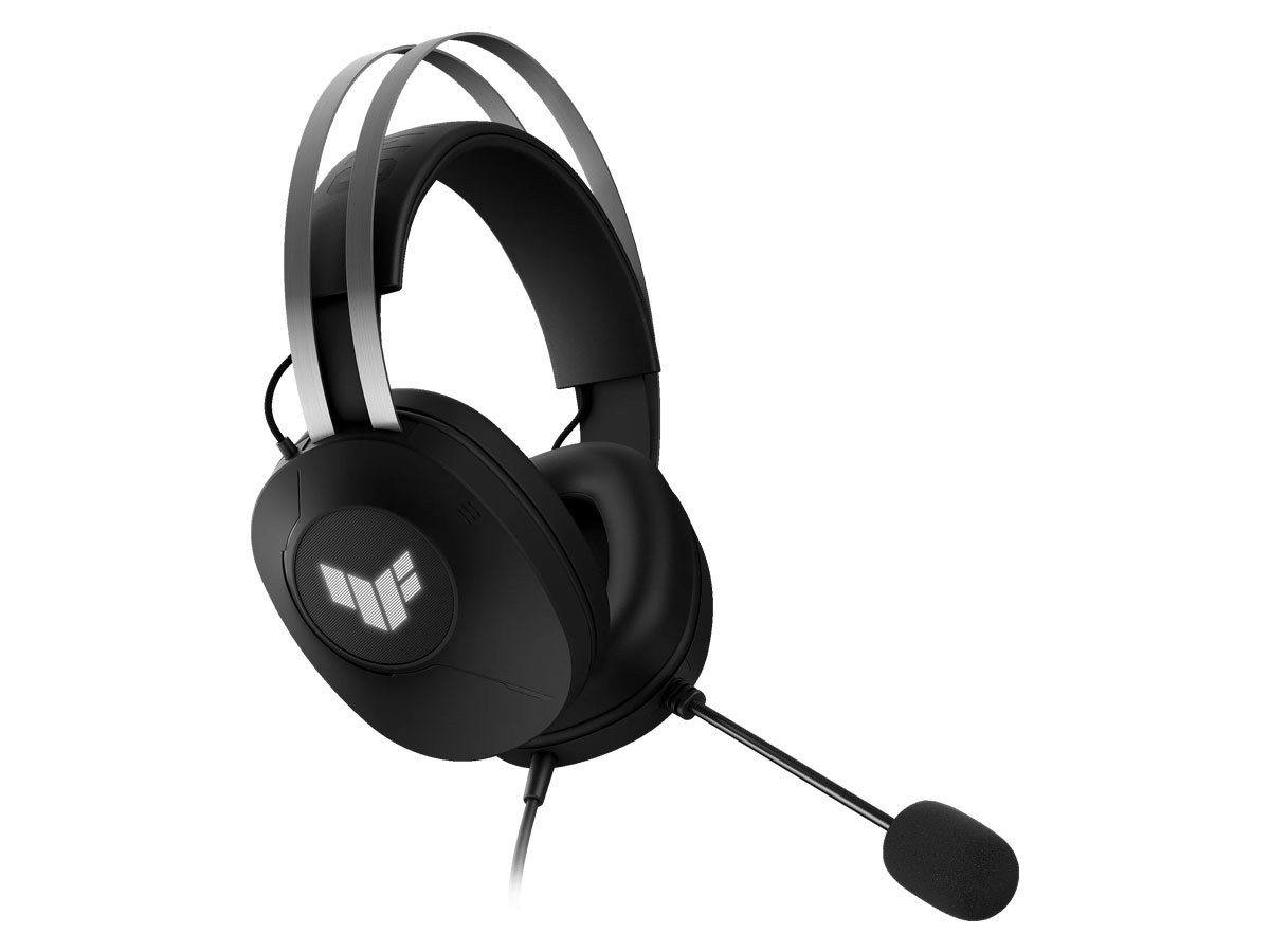 Zestaw słuchawkowy ASUS TUF Gaming H1 Gen II - Widok od przodu pod kątem