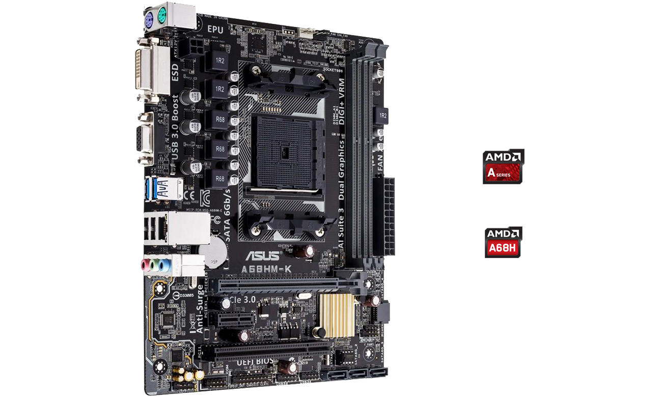 ASUS A68HM-K podstawka i chipset
