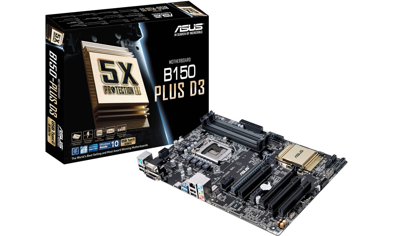 Płyta główna Socket 1151 ASUS B150-PLUS D3