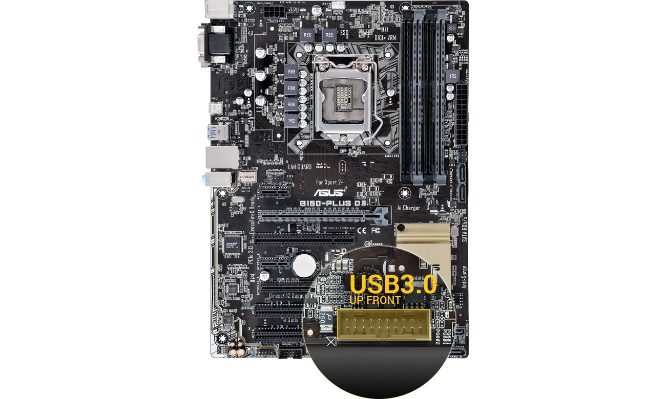 Płyta główna Socket 1151 ASUS B150-PLUS D3