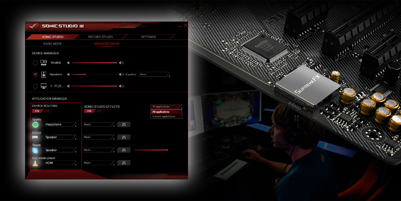 ASUS B250F-GAMING Technologia SupremeFX