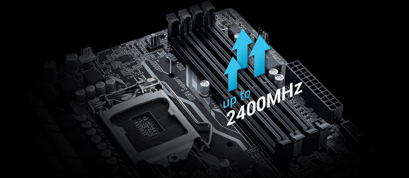 Płyta główna ASUS B250M-A Obsługa pamięci RAM DDR4