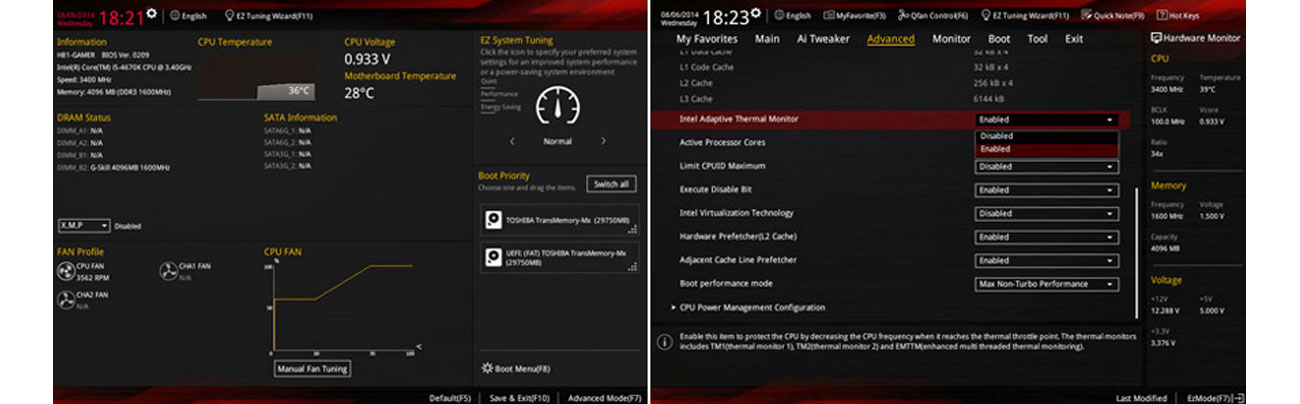 BIOS UEFI ASUS B85M-GAMER