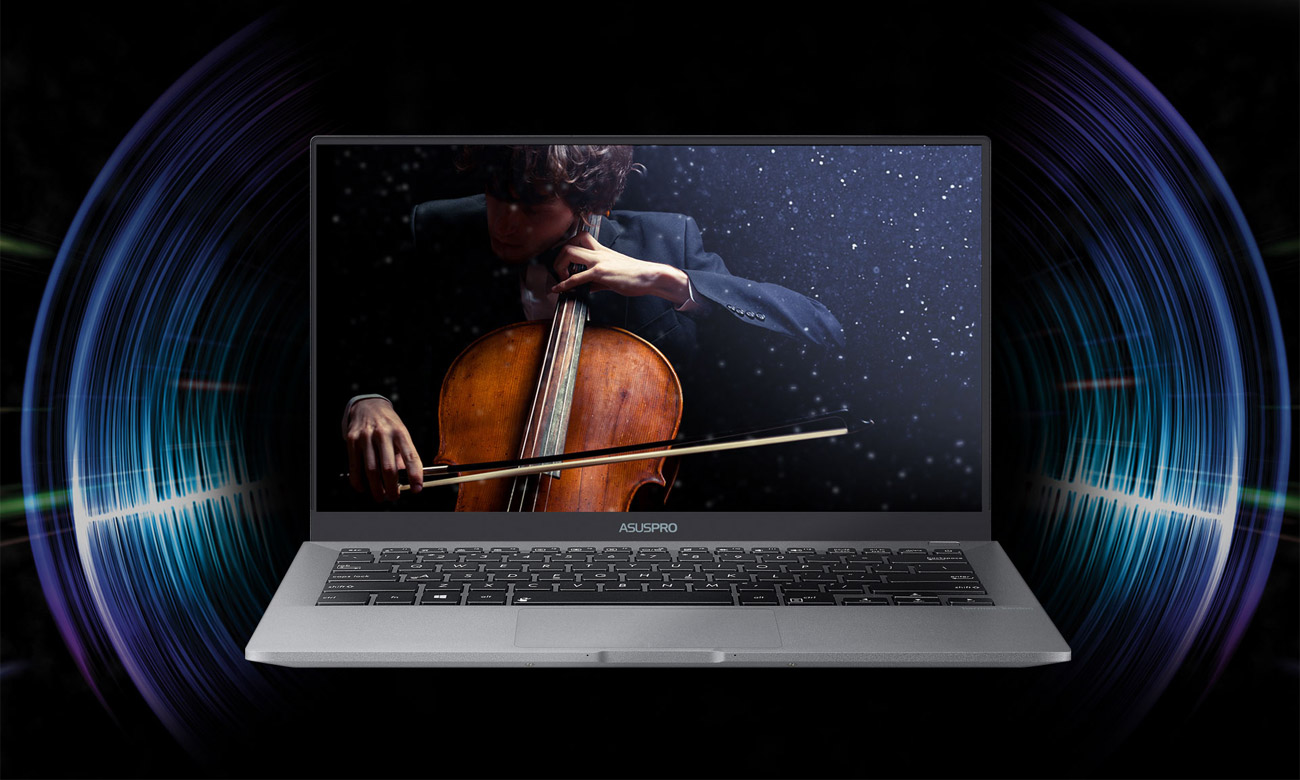 ASUS B9440UA Krystalicznie czysty dźwięk