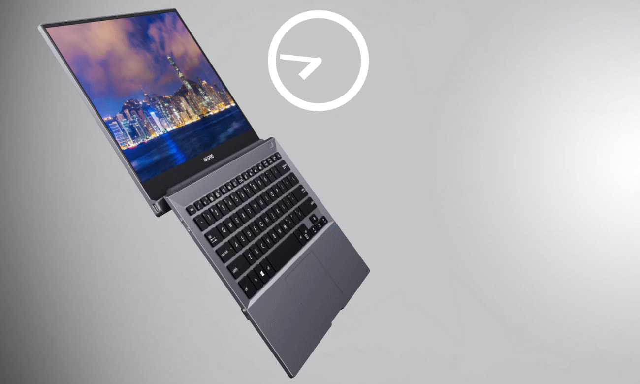 ASUS B9440UA 10 godzinny czas pracy na baterii