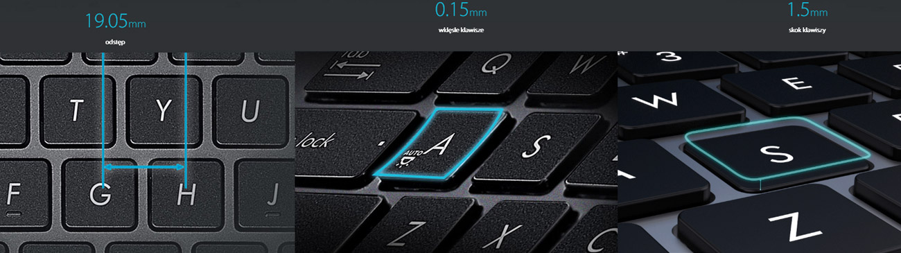 ASUS B9440UA Ergonomiczny design