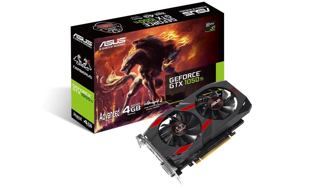 ASUS GeForce GTX 1050 Ti Cerberus OC