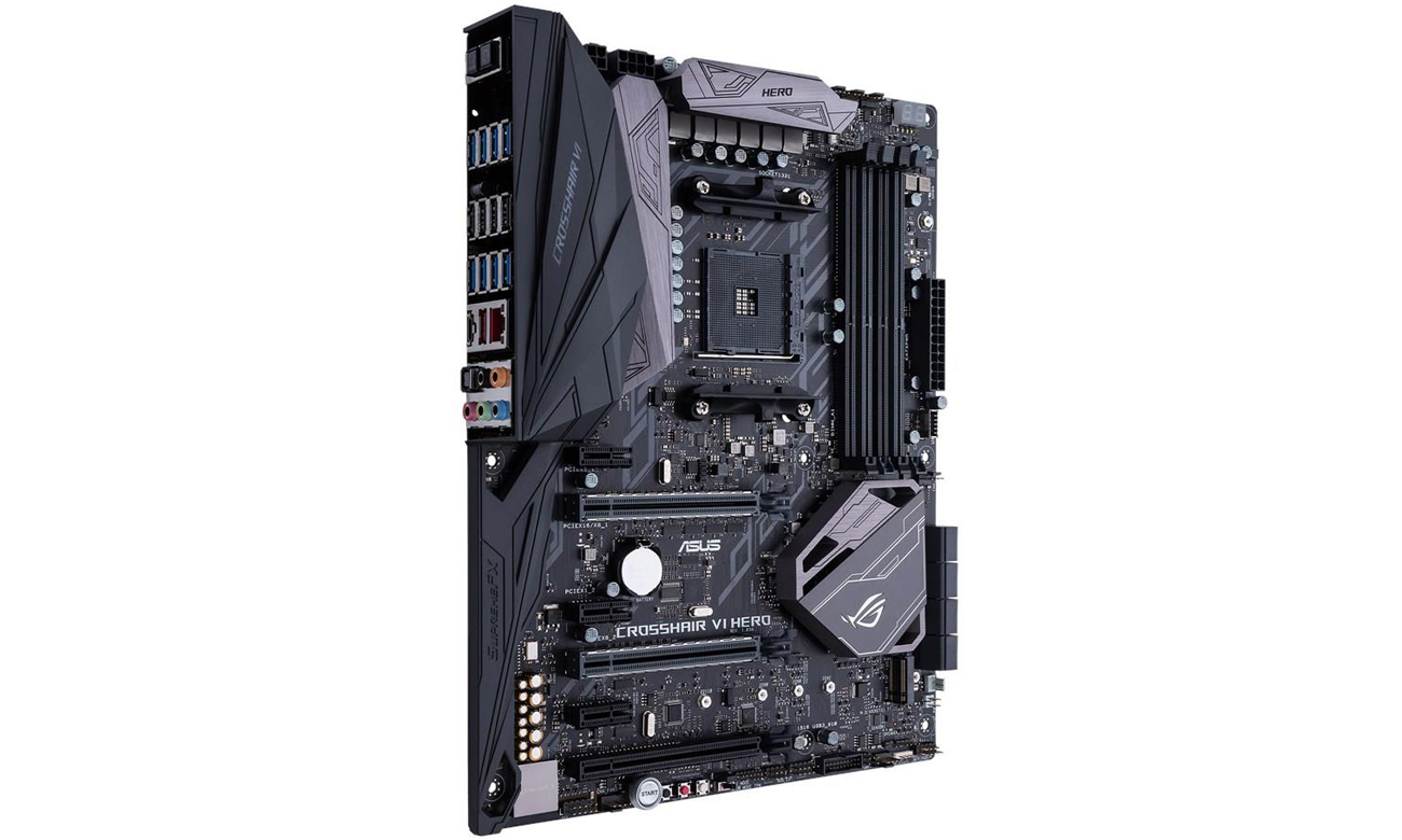 Płyta główna ASUS CROSSHAIR VI HERO Przód bok