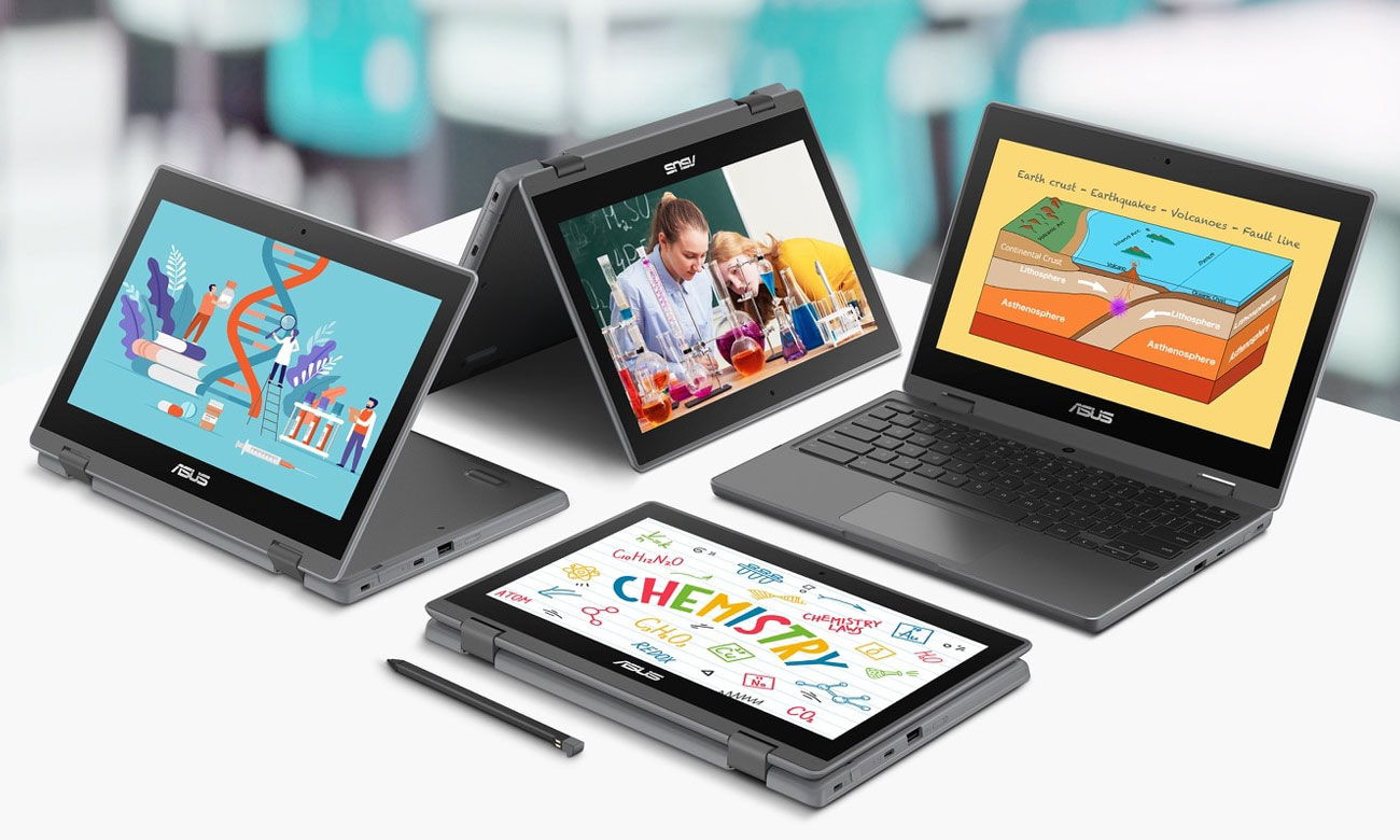 ASUS ChromeBook Flip CR1100 zawias 360-stopni
