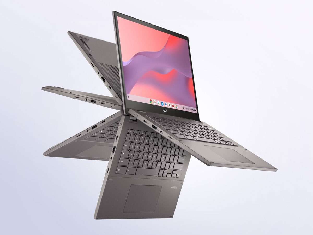 ASUS Chromebook Advanced bok