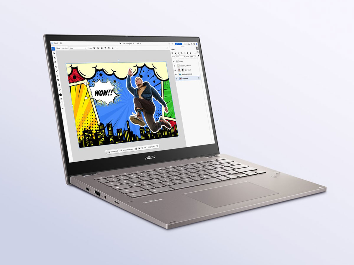 ASUS Chromebook Plus CM3401FFA bok