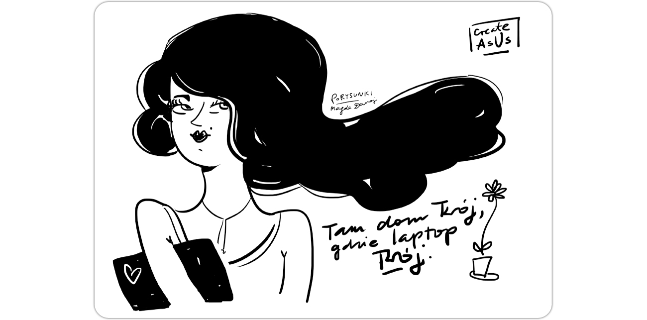 Naklejka na laptopa ASUS CreateAsUs Cover