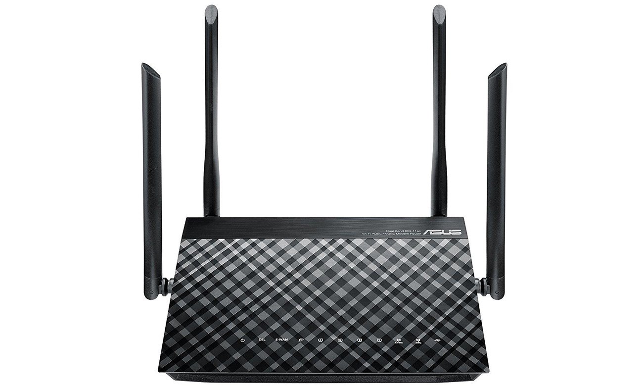 ASUS DSL-AC55U - Widok z przodu