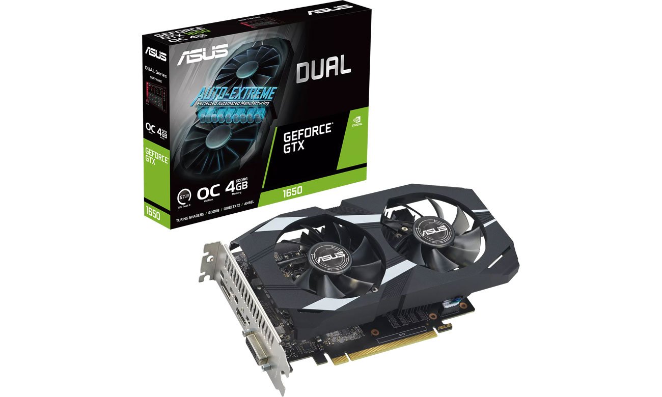 ASUS GeForce GTX 1650 Dual EVO OC 4 GB GDDR6