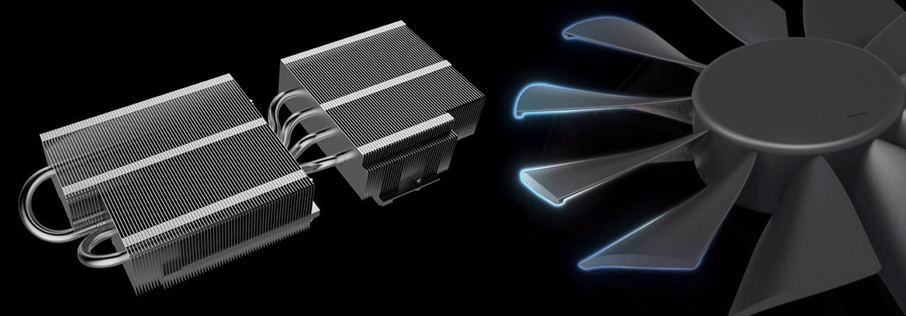 ASUS GeForce RTX 2060 DUAL OC Chłodzenie