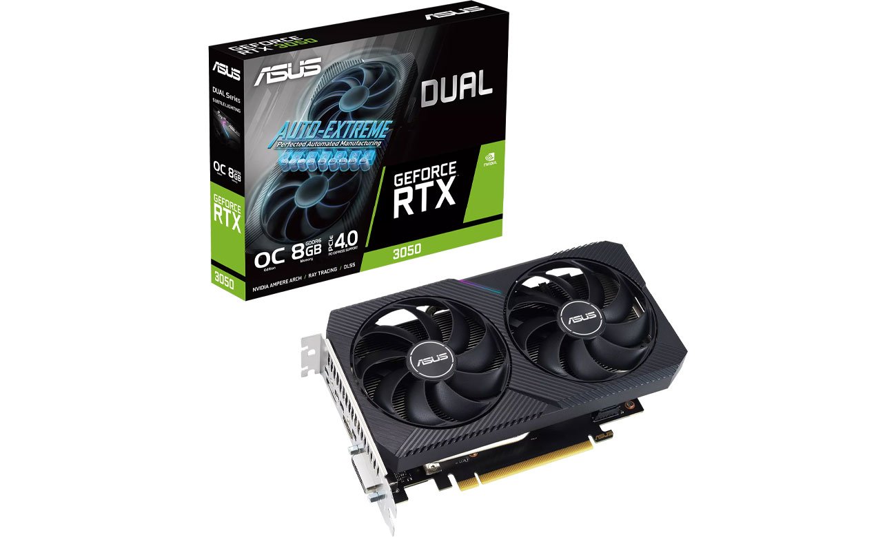 ASUS GeForce RTX 3050 Dual OC V2 8 GB GDDR6