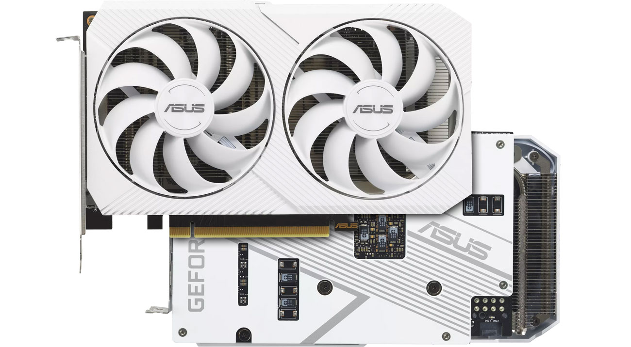 ASUS GeForce RTX 3060 Dual White OC Chłodzenie