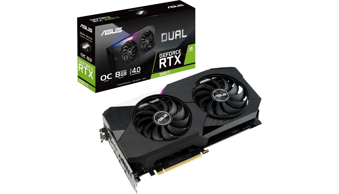 Karta graficzna NVIDIA ASUS GeForceRTX 3060 Ti DUAL 8GB GDDR6 DUAL-RTX3060TI-O8G