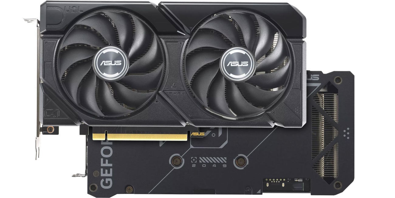 ASUS GeForce RTX 4060 Ti Dual Evo OC Chłodzenie
