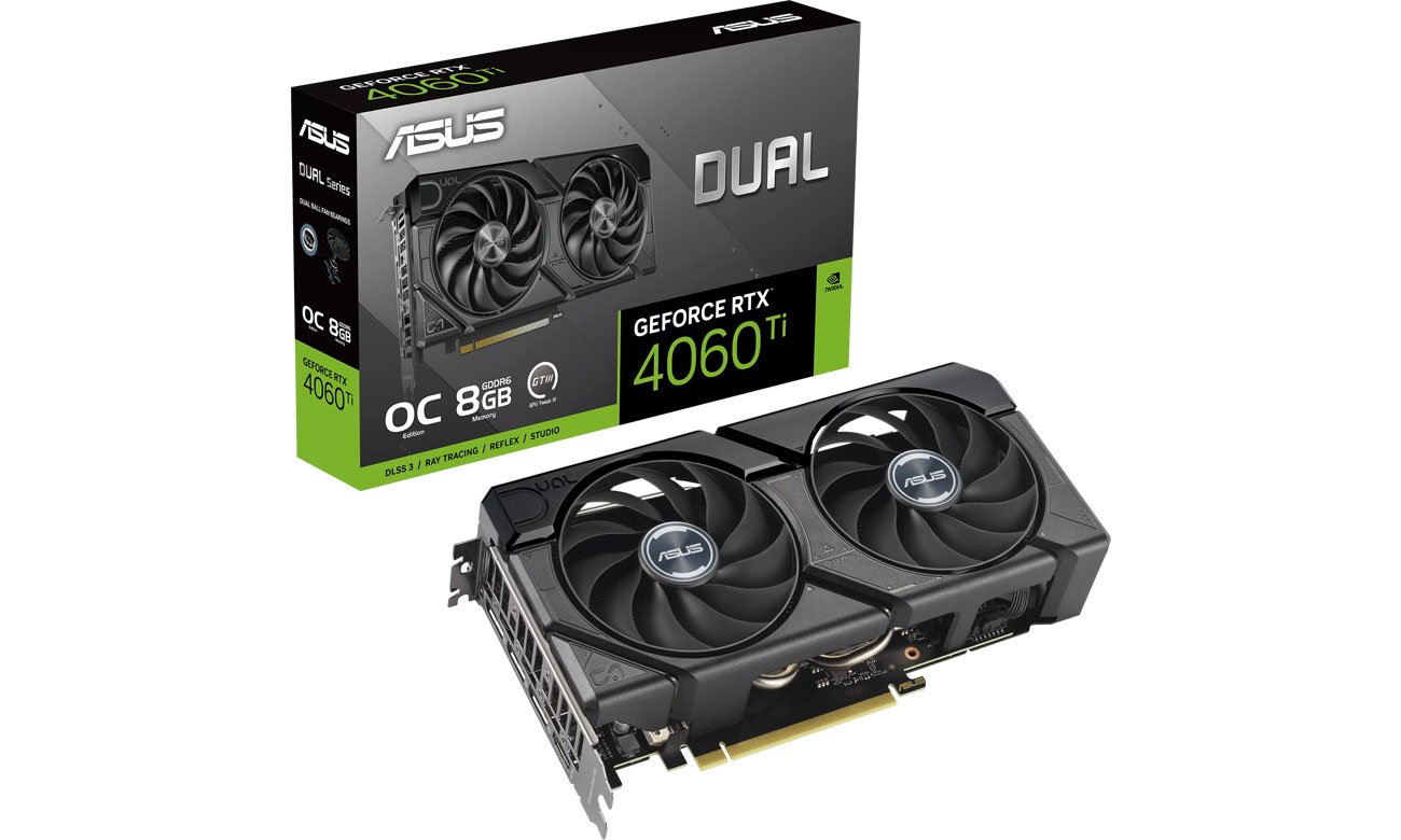 ASUS GeForce RTX 4060 Ti Dual Evo OC 8 GB GDDR6