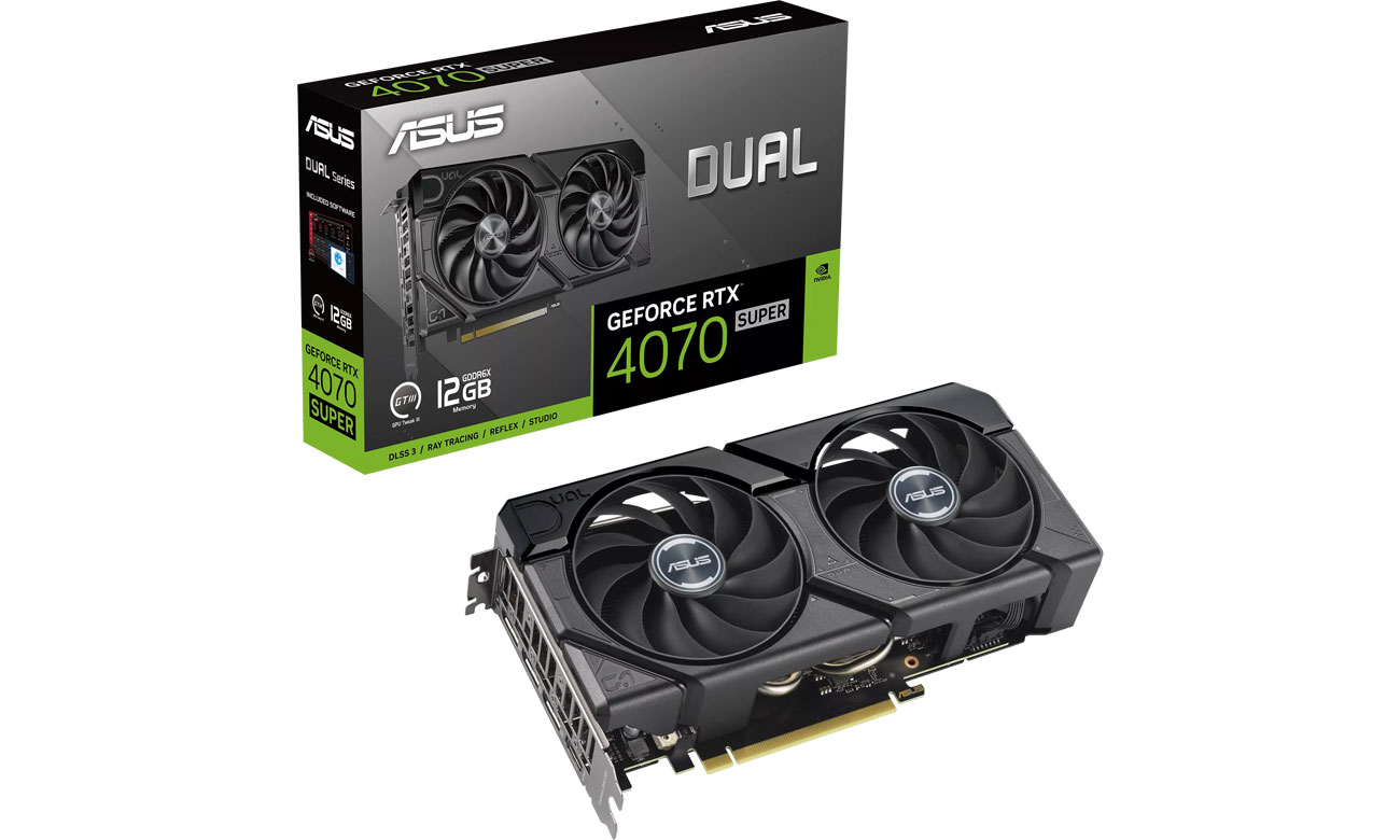 ASUS GeForce RTX 4070 SUPER DUAL Evo 12 ГБ GDDR6X