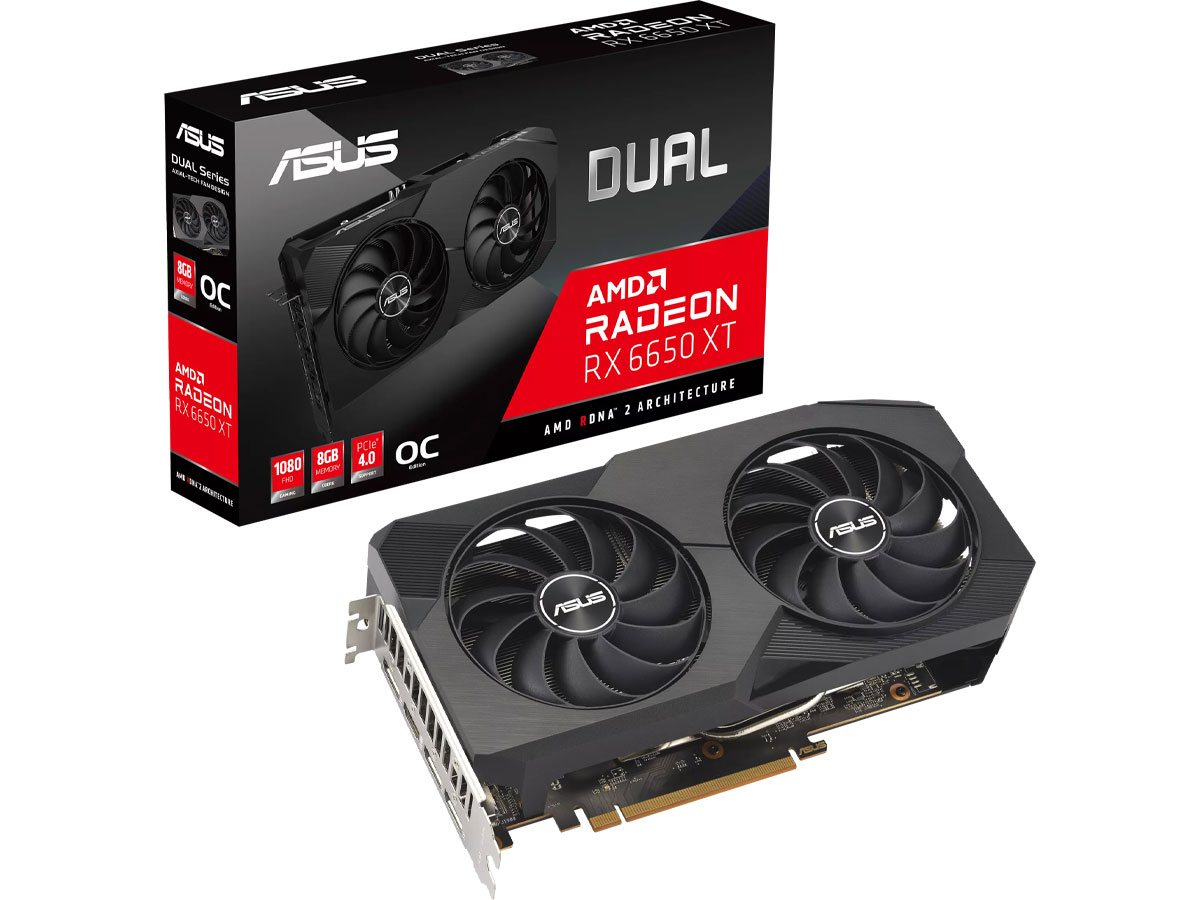 ASUS Radeon RX 6650 XT Dual OC V2 8 GB GDDR6
