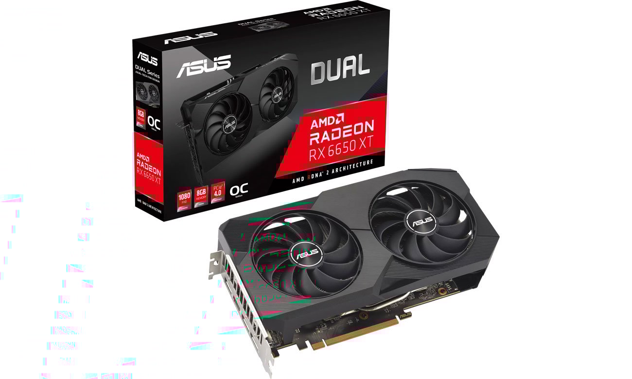 ASUS Radeon RX 6650 XT Dual OC V2 8 GB GDDR6