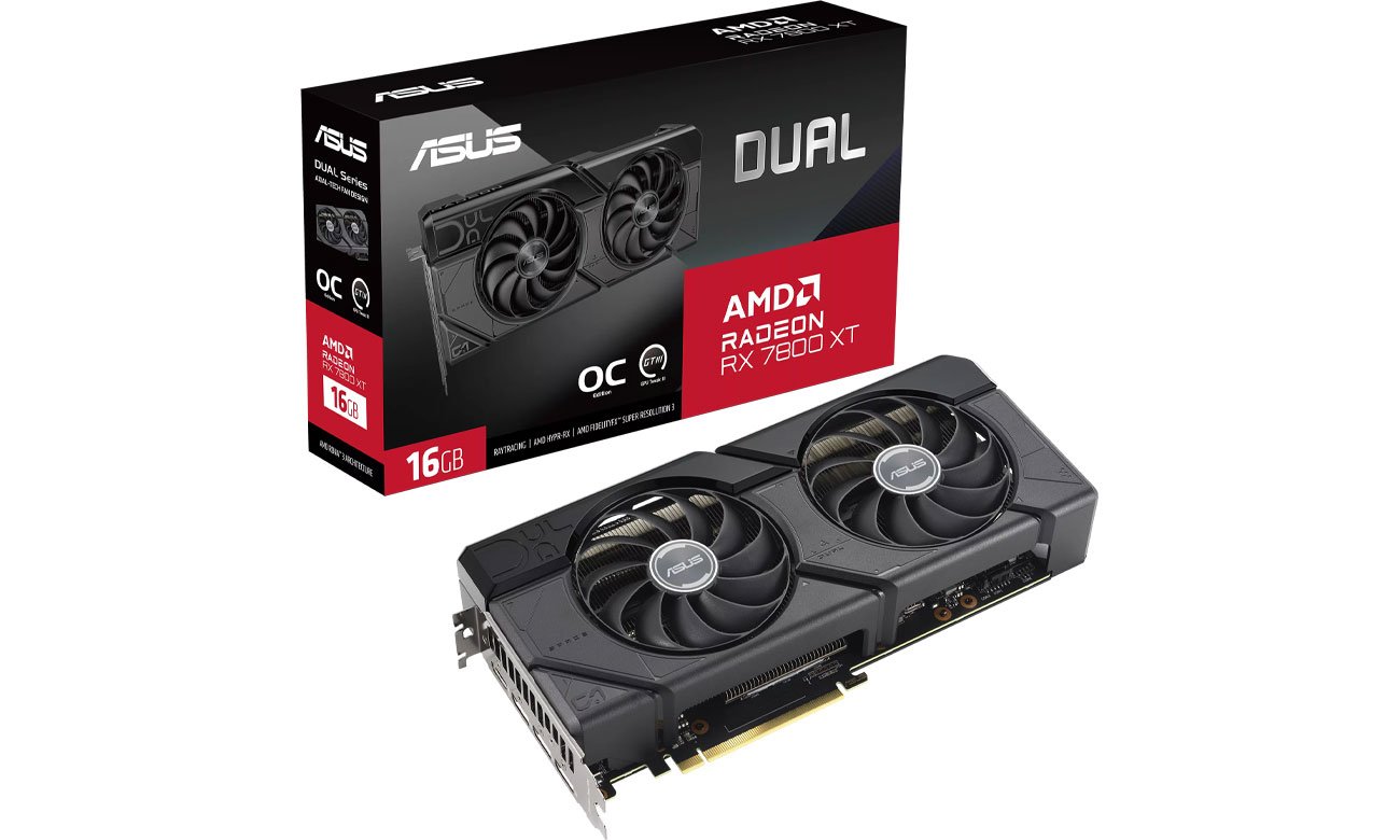 ASUS Radeon RX 7800 XT Dual OC 16 GB GDDR6