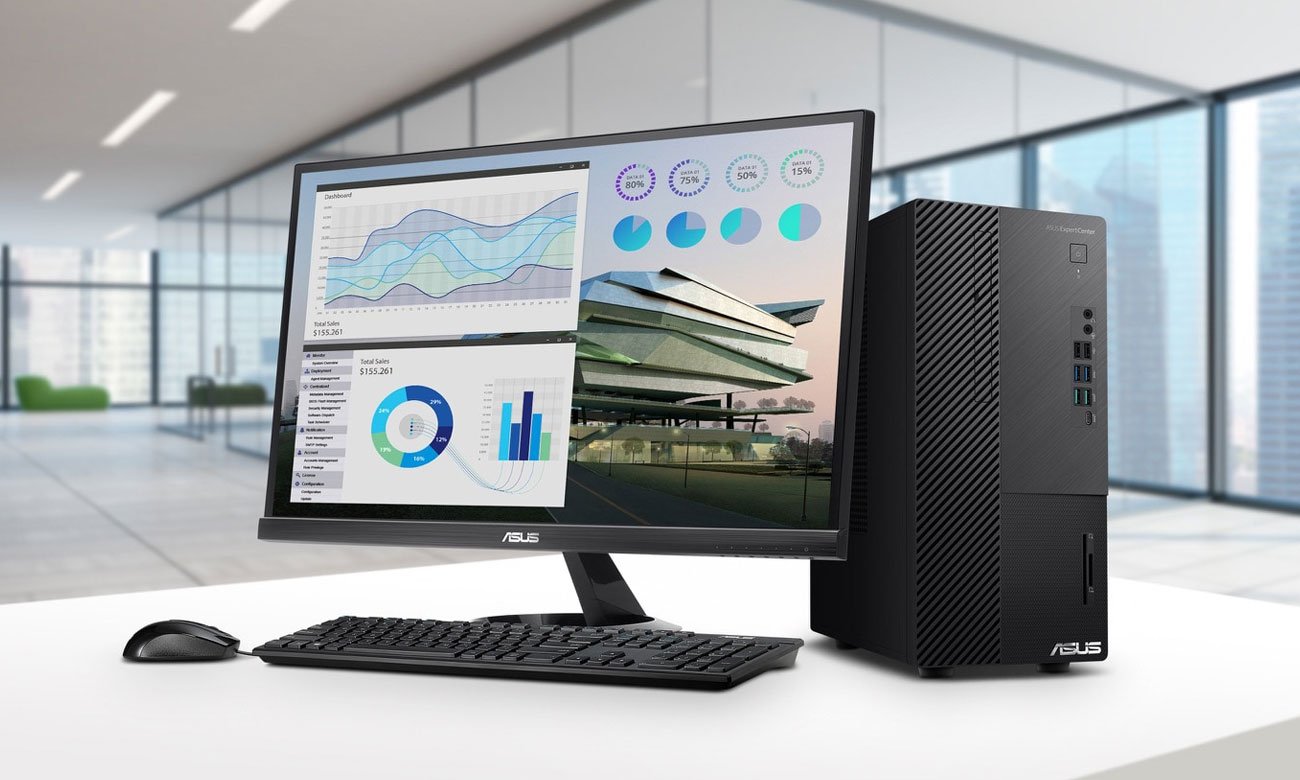 ASUS ExpertCenter D7 przód