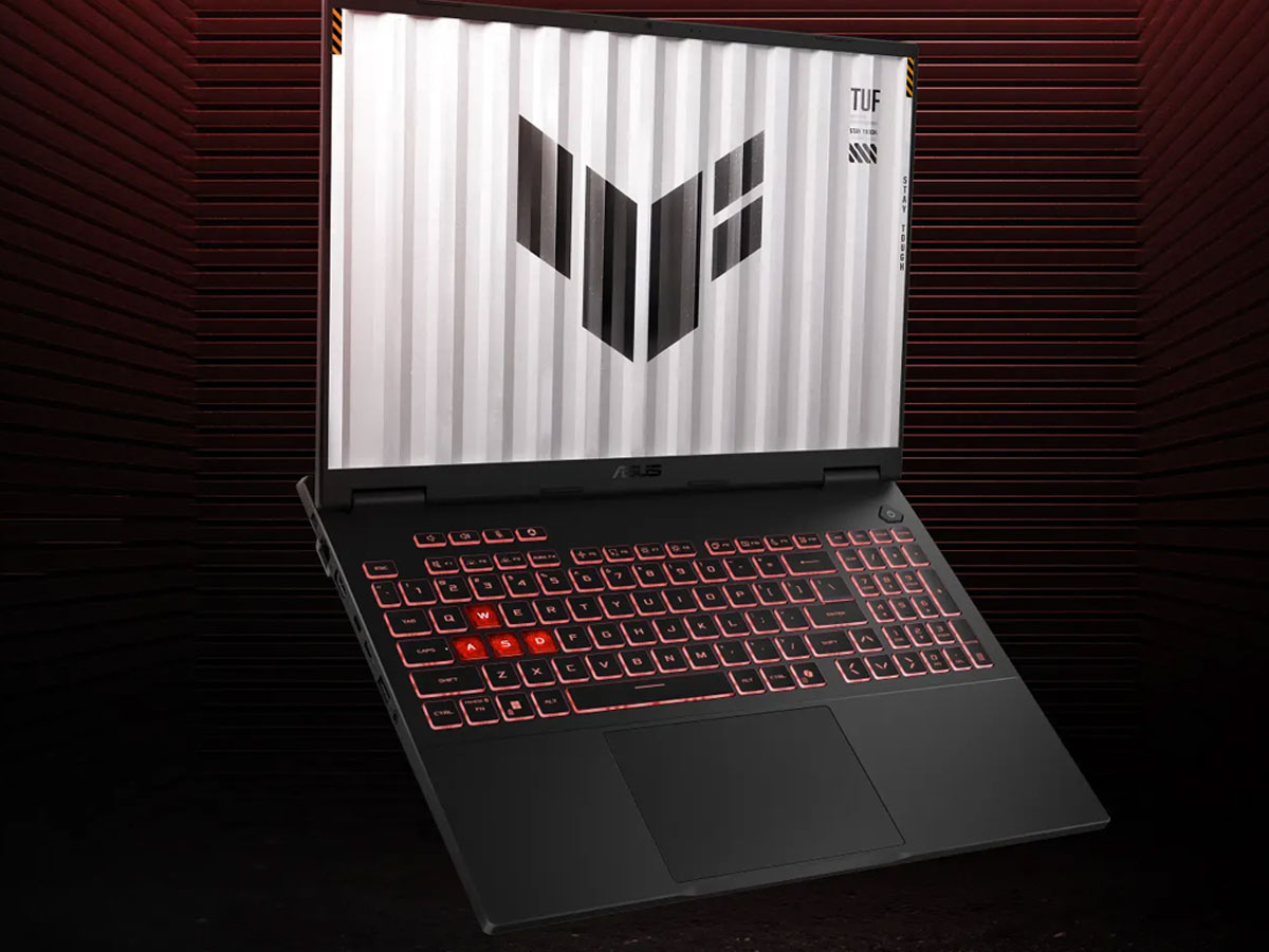Laptop ASUS TUF Gaming A16 rozłożony