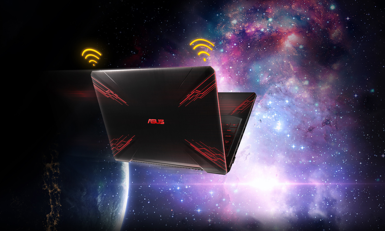 Asus TUF Gaming FX504 prędkość WiFi intel technologia