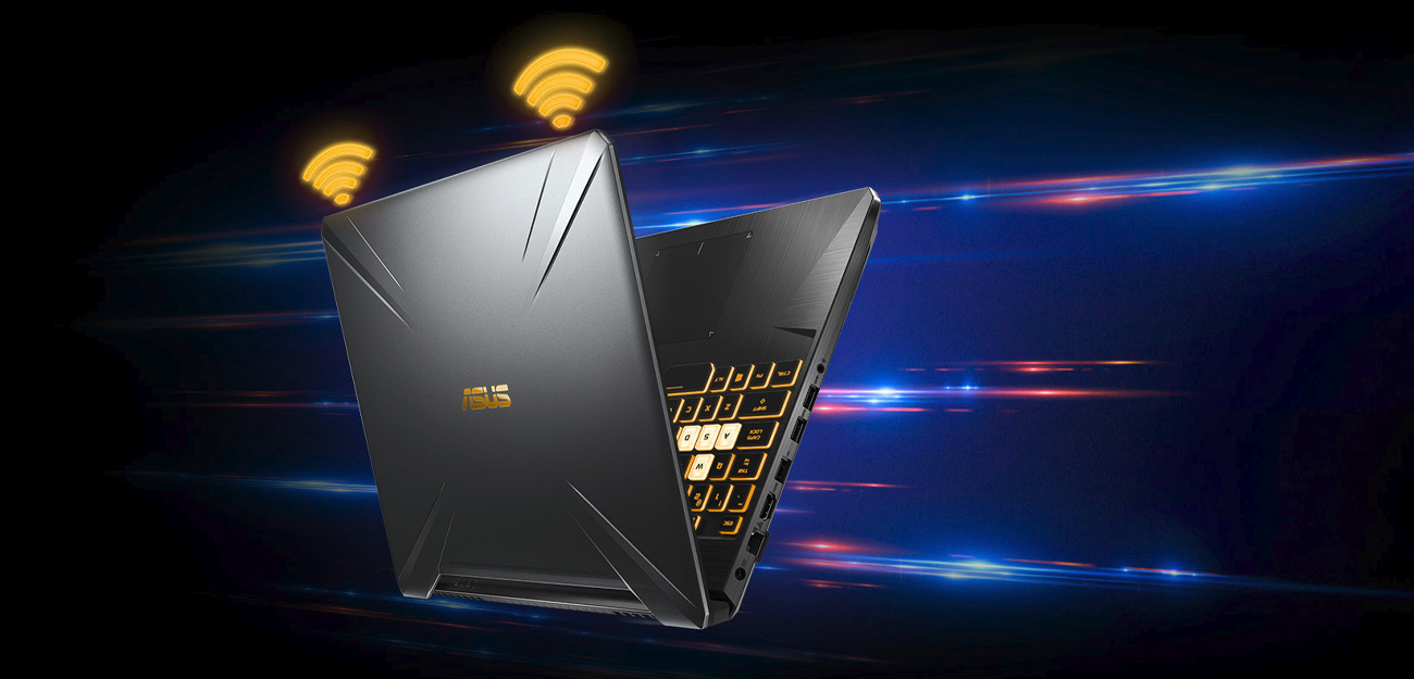 ASUS TUF Gaming FX505 wyższa prędkość większy zasięg