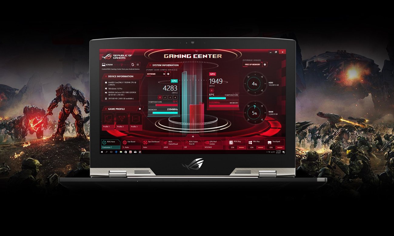 Asus ROG Strix G703GI ROG Gaming Center