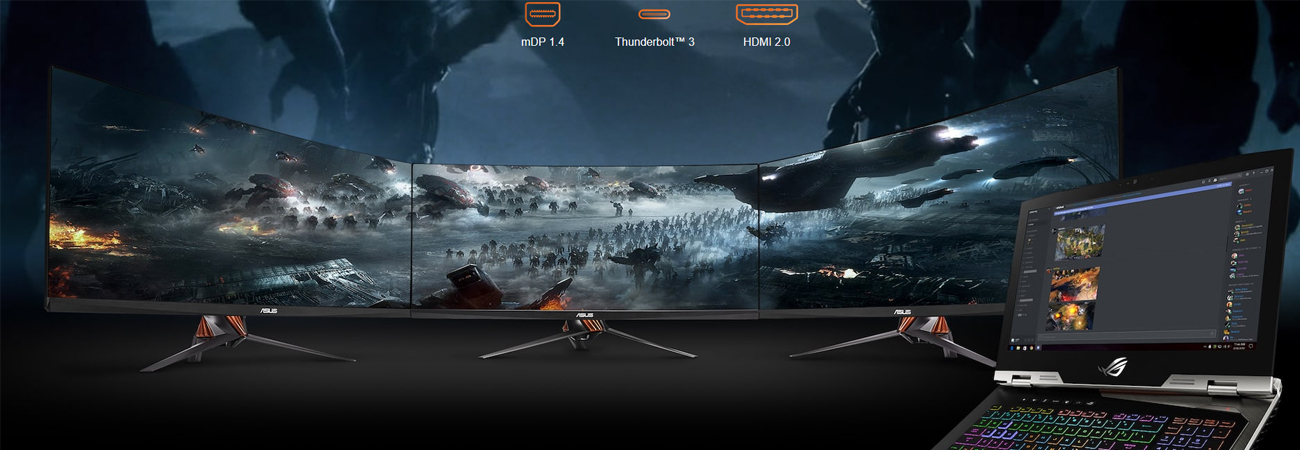 ASUS ROG G703VI technologia ekranu Trinity