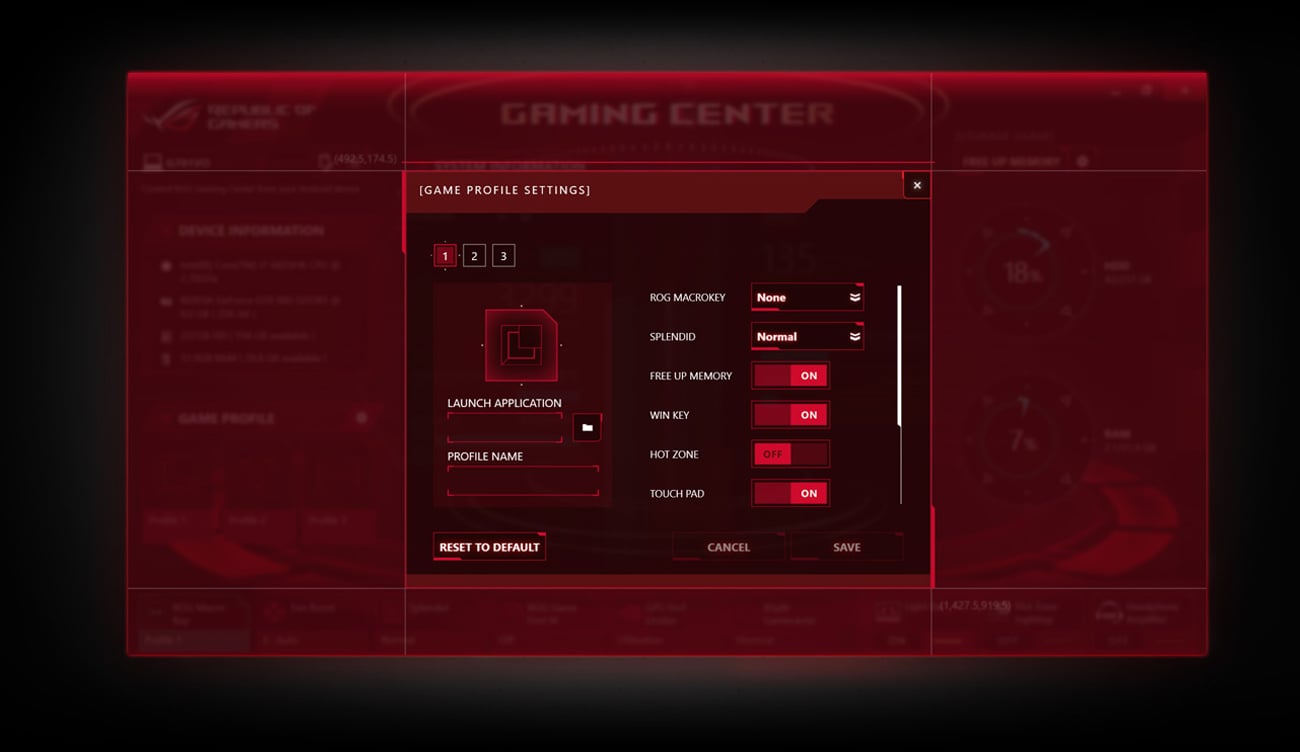 ASUS ROG Strix GL702VS ROG Gaming Center