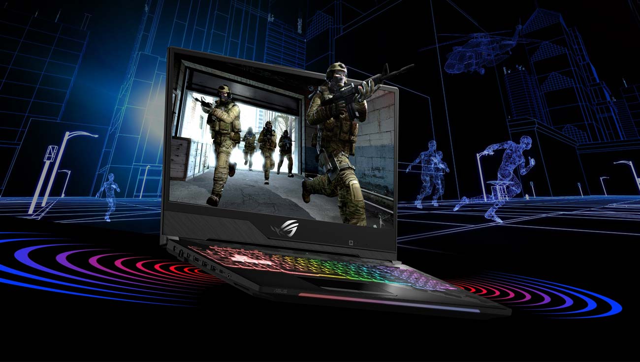 ASUS ROG Strix GL504GM głośniki