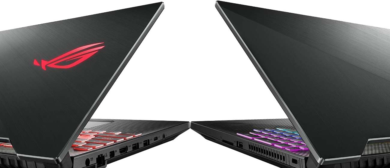 ASUS ROG Strix GL504GM dostępne złącza dla graczy