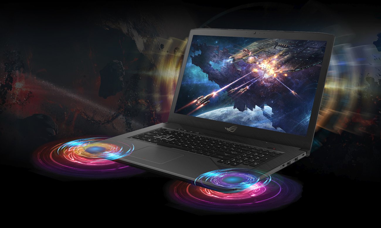 ASUS ROG Strix GL703GE jakość dźwieku technologia