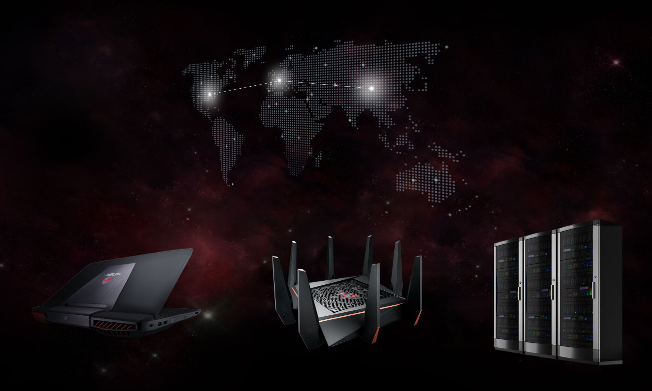 ASUS ROG GT-AC5300 LAN, Game Boost, WTFast