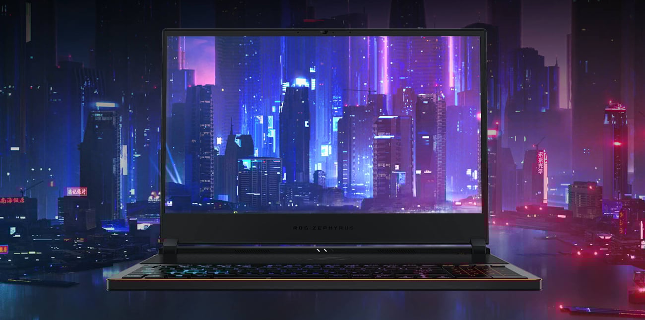ASUS ROG Zephyrus S ekran klasy IPS 144 Hz
