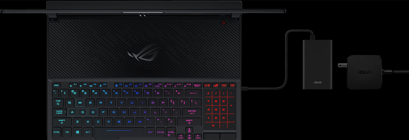 ASUS ROG Zephyrus S ładowanie gniazdo type-c