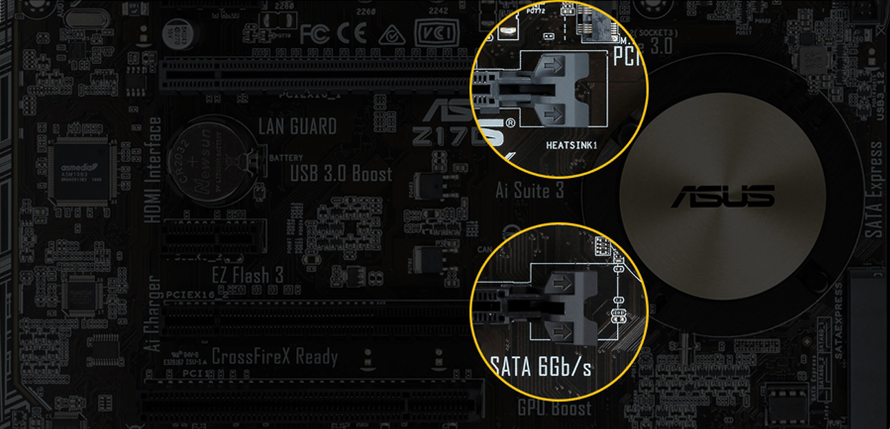 ASUS H170M-PLUS H170 q slot