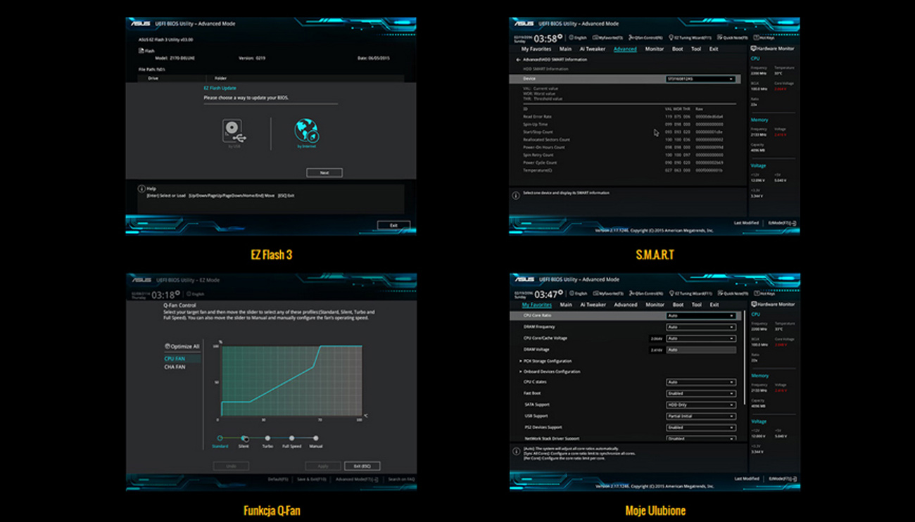 BIOS UEFI ASUS H170I-PLUS D3